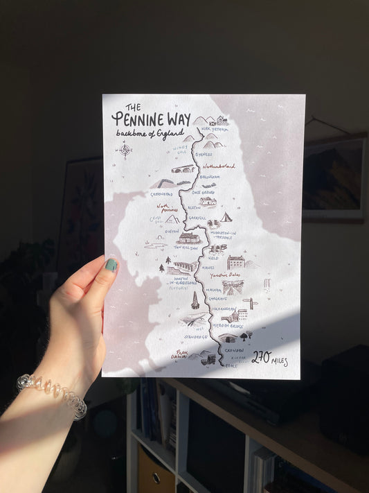 The Pennine Way Illustration
