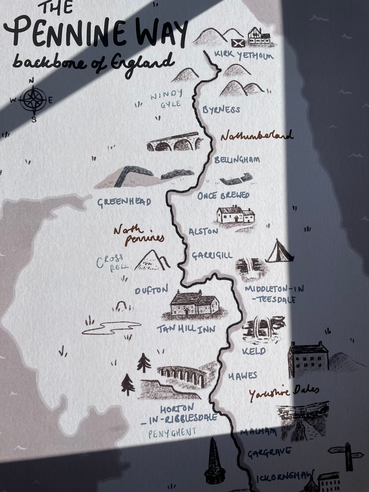 The Pennine Way Illustration