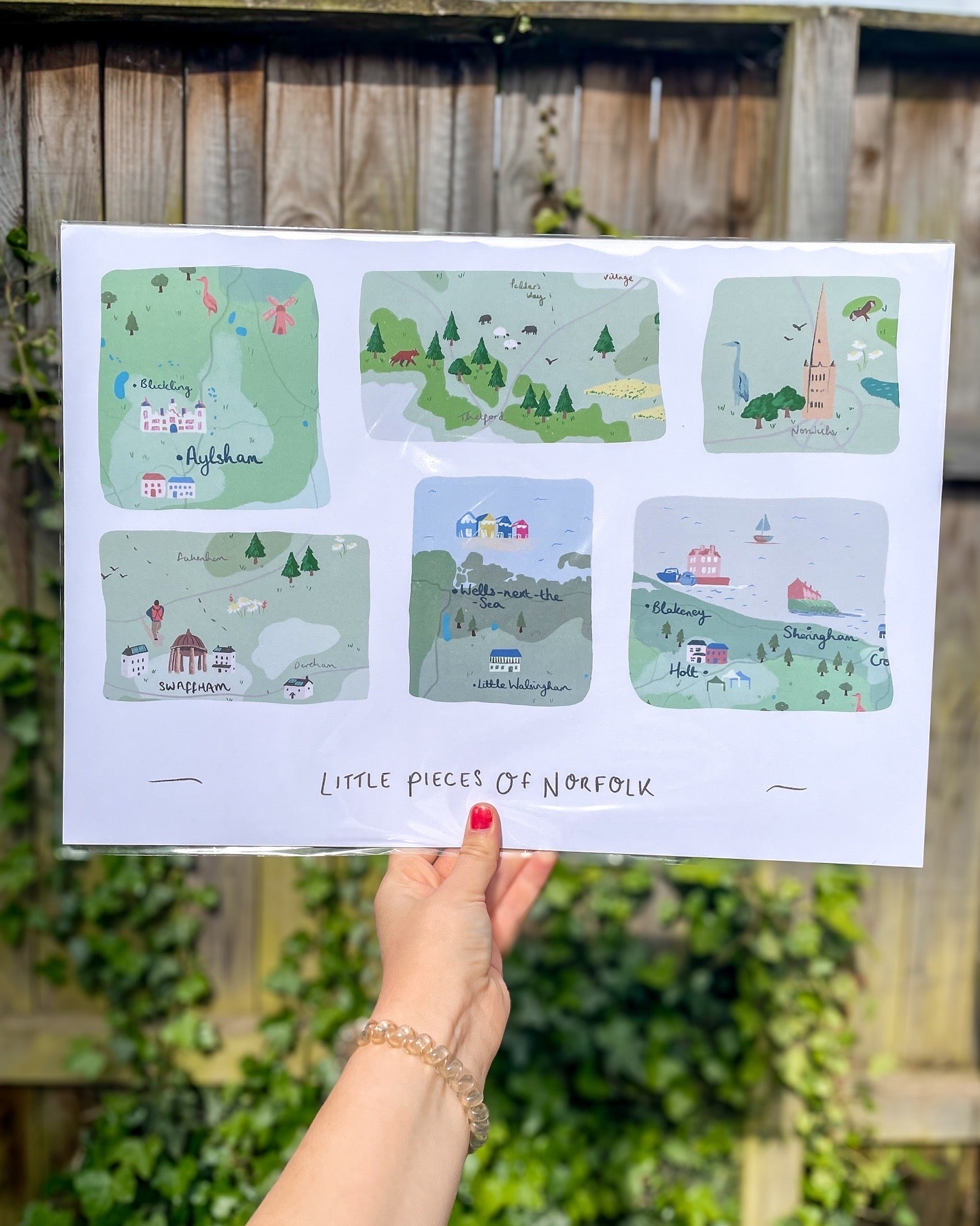 Little Pieces of Norfolk Print