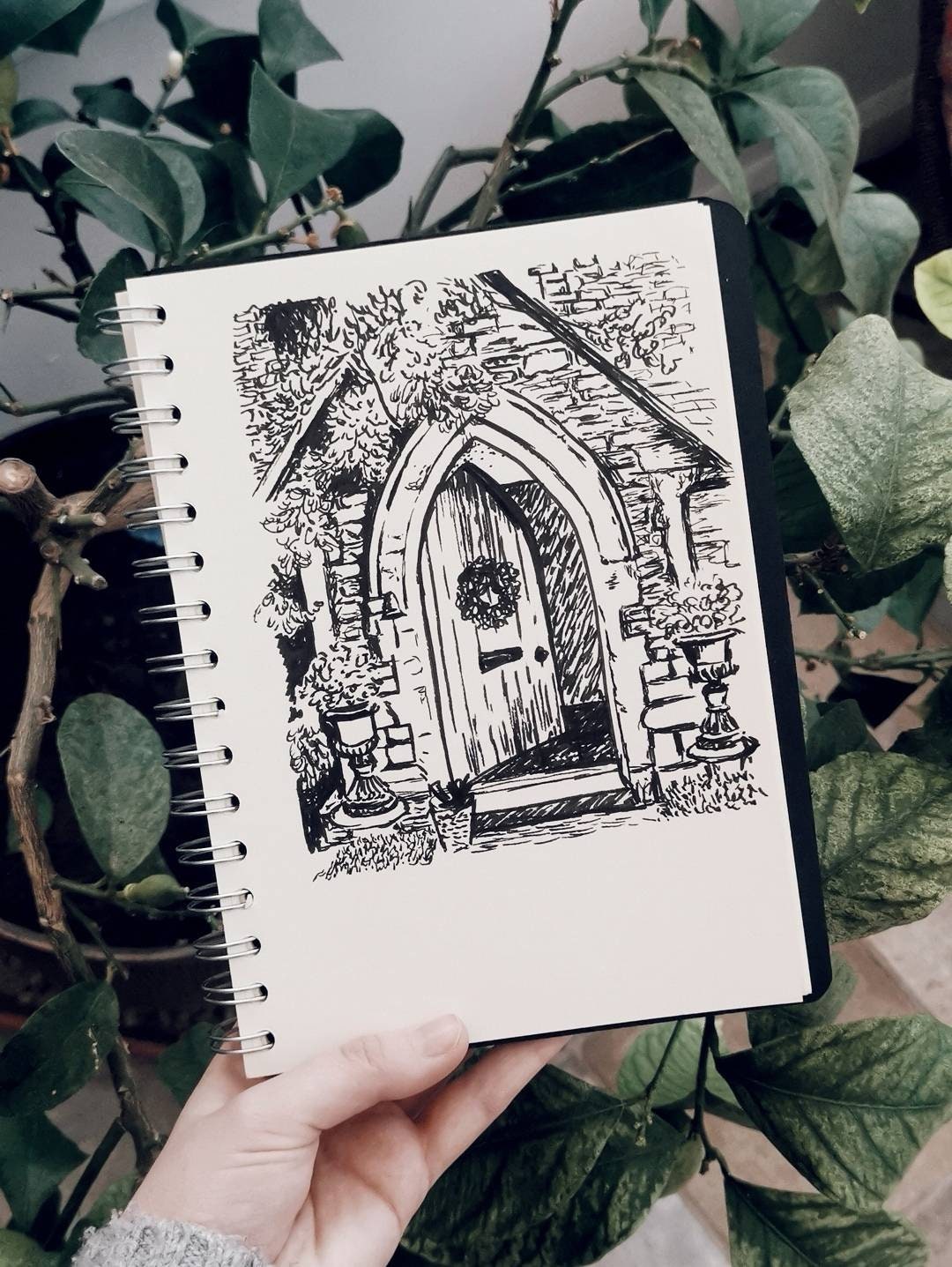 Custom Pencil/Pen Drawing - a building of your choice