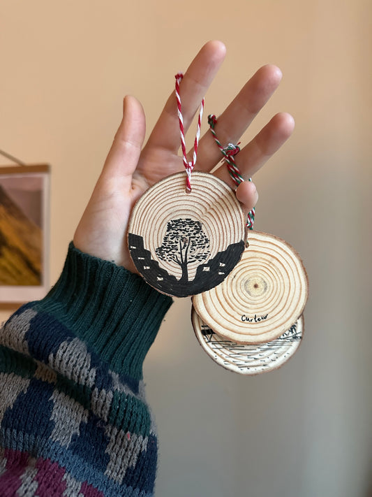 Sycamore Gap Wood Decoration