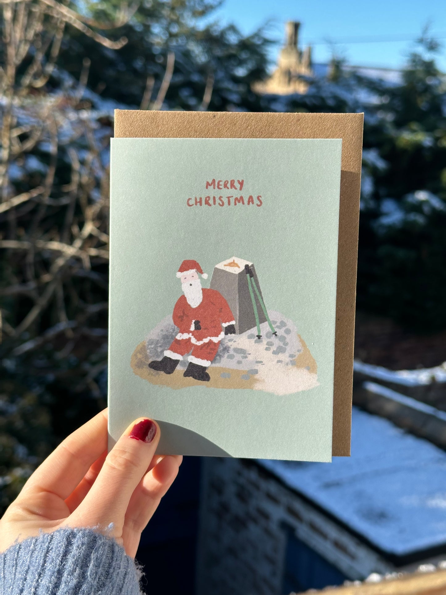 Trig Santa Christmas Card