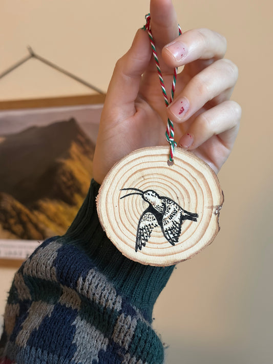 Curlew Wood Decoration