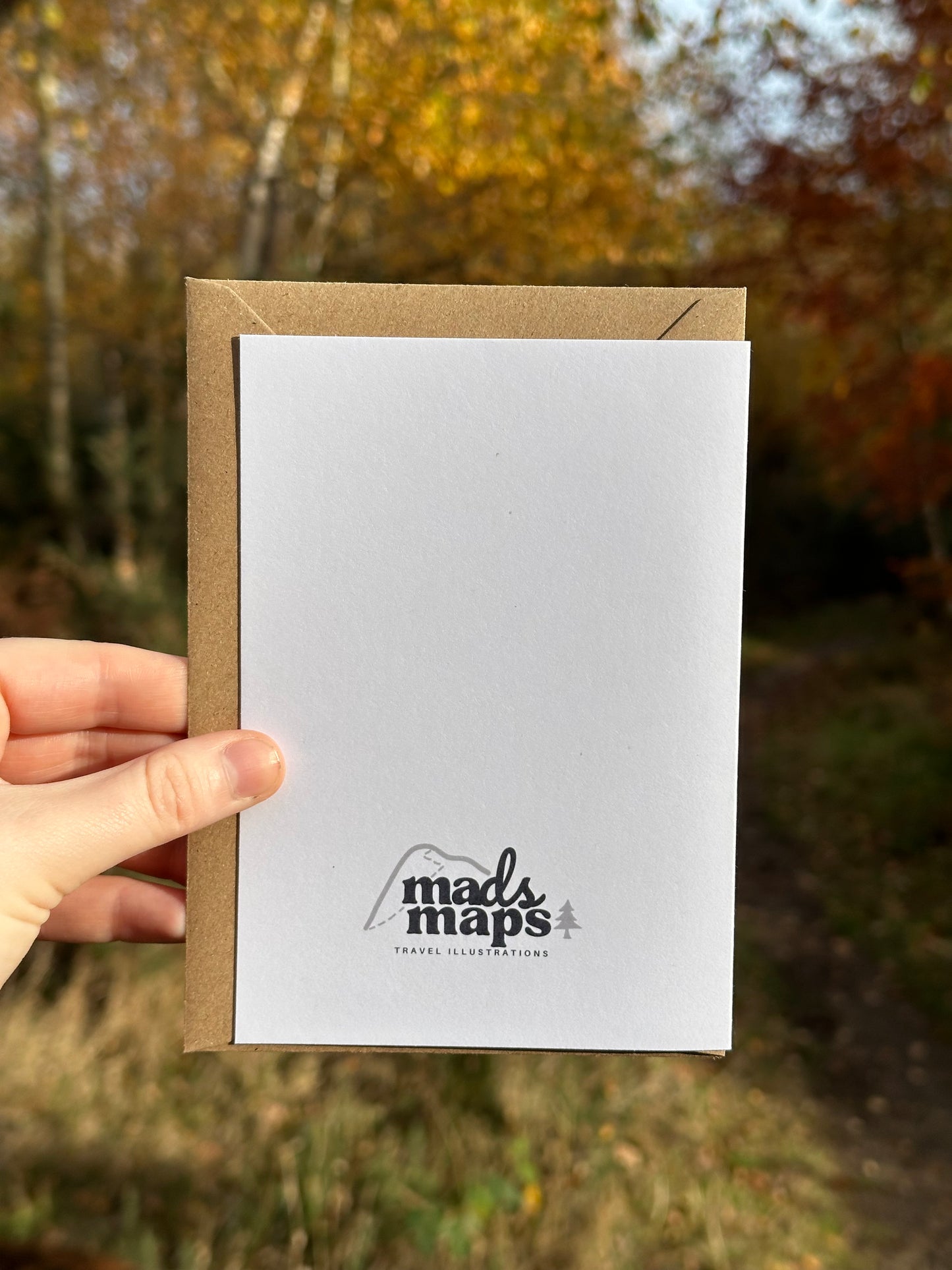 National Trail Santa Christmas Card