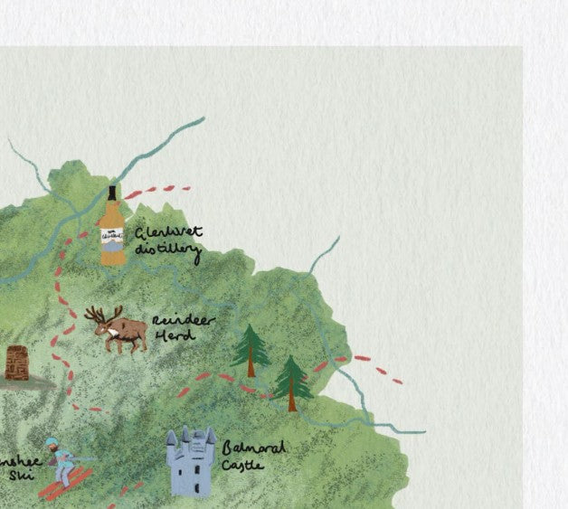 Cairngorms National Park Illustration